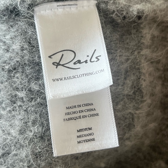 Rails leopard print grey cardigan - Picture 5 of 6